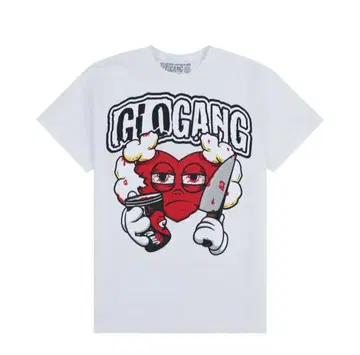 GLOGANG Revenge Your Love 티셔츠 화이트