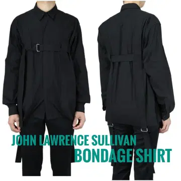 존 로렌스 설리번 본디지 셔츠 블랙 44 미사용 새상품