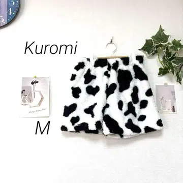 8188-1 쿠로미 Kuromi 복슬복슬 숏팬츠 M 룸웨어