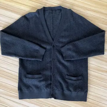 쓰리 도츠 차콜 그레이 가디건