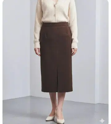 UNITEDARROWS 유나이티드애로우즈 페이크 스웨이드 타이트 스커트