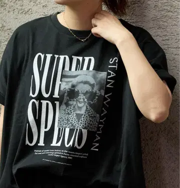 JOURNAL STANDARD 별주 LIFE 판초T셔츠 BLK
