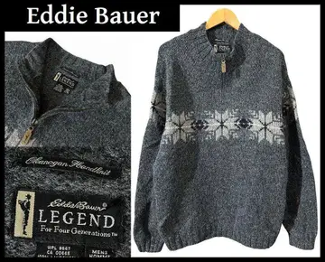 XL 00s 에디바우어 LEGEND 노르딕 핸드 니트 두꺼운