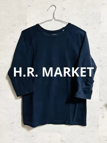 할리우드 런치마켓 네이비 코튼 혼방 T셔츠 L