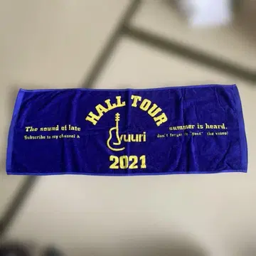 유리 yuuri HALL TOUR 2021 타월