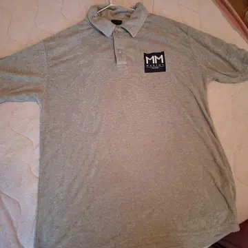 muta MARINE 그레이 피케 셔츠