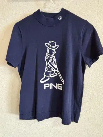 PING 네이비 코튼 스웨터 M