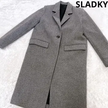 SLADKY 슬라드키 울 코트 그레이