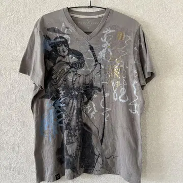MARC ECKO 마크 에코 V넥 그래픽 빈티지 셔츠