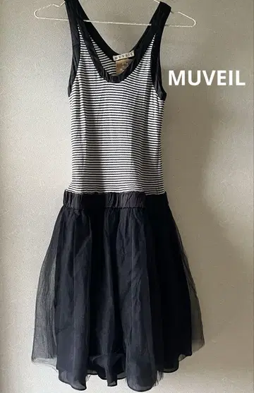 MUVEIL 튤 도킹 원피스
