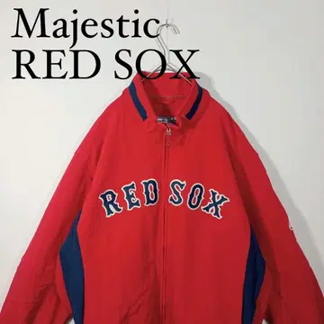 Majestic MLB 레드삭스 나일론 자켓 XXL