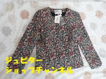 럭셔리 새상품 XL 전체 린넨 자수 주피터샵 채널 자켓 13