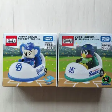 토미카 프로야구 구단 마스코트 츠바쿠로 도라 2대 세트
