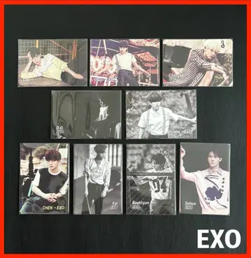 귀중 트레이딩 카드 홍콩 [ yes! ] 카드 EXO 9 장 세트! 4
