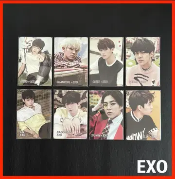 귀중 트레이딩 카드 홍콩 [ yes! ] 카드 EXO 8 장 세트! 5