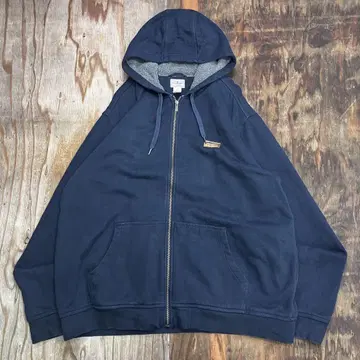 L.L.BEAN 집업 후드티 네이비 후드 안감 플리스 Y2K