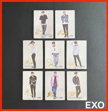 귀중 트레이딩 카드 홍콩 [ yes! ] 카드 EXO 8 장 세트! 11