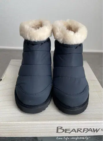 [ 24cm ] BEARPAW 베어파우 여성용 스노우 부츠 네이비