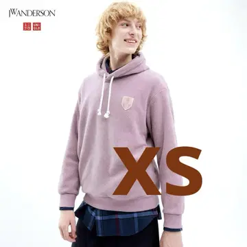 새상품 유니클로 JW ANDERSON 플리스 풀 후드티 (긴팔) XS