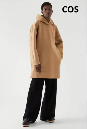 COS 후드 부착 스웨트 셔츠 원피스 미사용 택