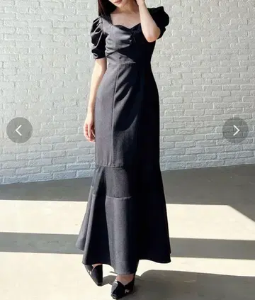 튤 포인트 머메이드 원피스