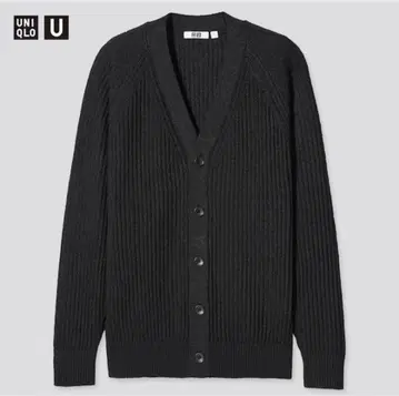 UNIQLO U 래글런 V넥 가디건 (긴팔)