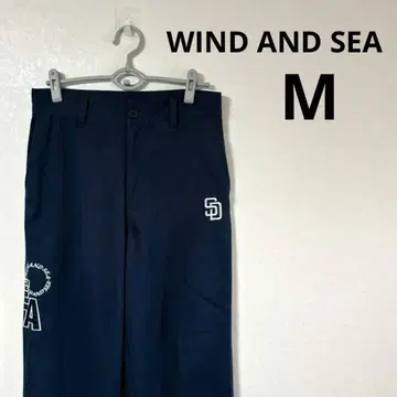 WIND AND SEA x MLB 파드레스 슬랙스 네이비 M