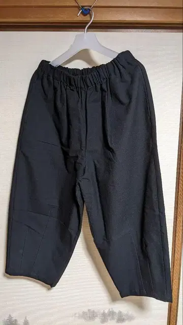 huis 블랙 벌룬 팬츠