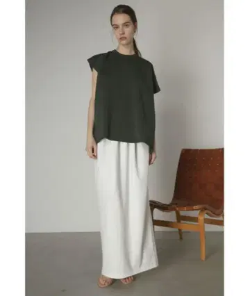 [림아크] Asymmetry knit tops 다크 그레이
