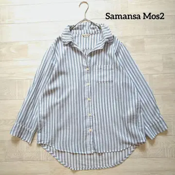 Samansa Mos2 사만사 모스모스 옷깃 와이어 입은 블라우스 F