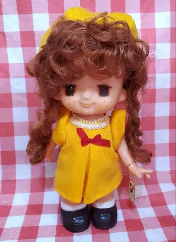 앤티크 소프트 비닐 쇼와 레트로 팝 70s 여자 인형