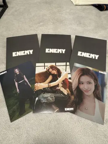 twice 사나 3장 set ENEMY 시부야 popup 트레이딩 카드