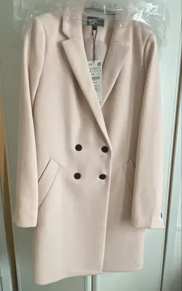 ZARA 더블 브레스트 체스터 코트 미사용 새상품