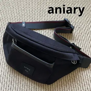 [ 새상품급 ] aniary 바디백 힙색 아니아리 나일론 블랙