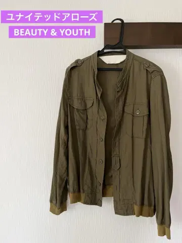 유나이티드 애로우즈 BEAUTY&YOUTH 블루종 S 사이즈 밀리터리