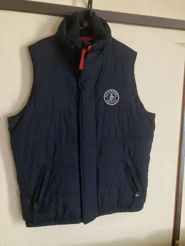 Abercrombie & Fitch 다운 베스트 L 블랙