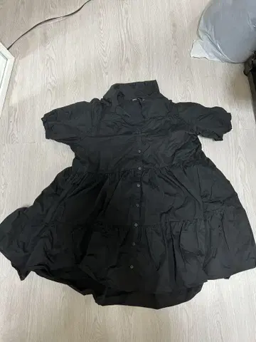 ZARA 블랙 셔츠 원피스 M