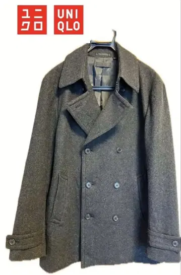 새상품급 단종 UNIQLO 유니클로 피 코트 XL 블랙