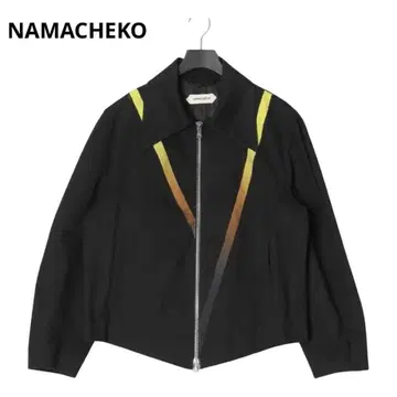 명작 NAMACHEKO Black Short Gradient Jacket