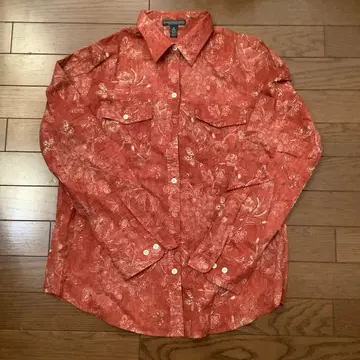 Lauren Jeans Company 플라워 프린트 셔츠 M