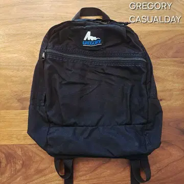 레어템 GREGORY 파랑 택 백팩 구 로고