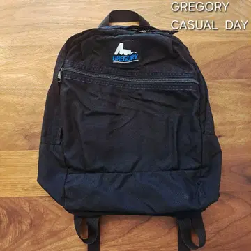 레어템 GREGORY 파랑 택 백팩 구 로고