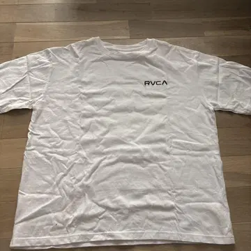 RVCA 화이트 T셔츠 백프린트