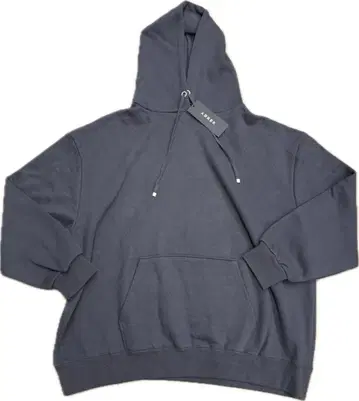 N856 ADRER 헤비 웨이트 베이직 빅 후드티 블랙
