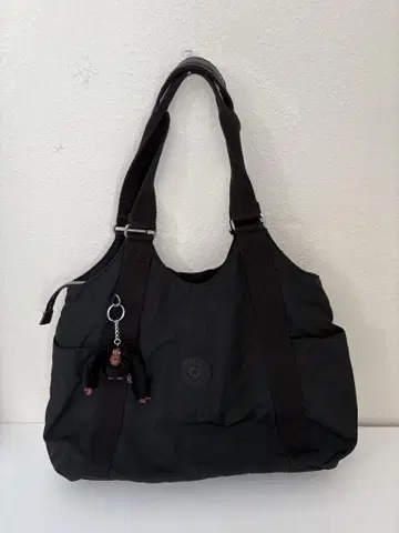 kipling 블랙 토트 숄더백