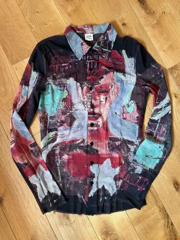 장 폴 고티에 긴팔 셔츠 파워넷 세컨드 스킨 사이즈 48