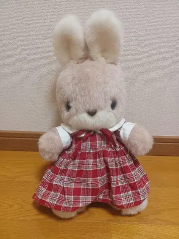 토끼 럭키 봉제 인형 선애로우 쇼와 레트로
