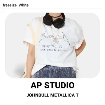 새상품 AP STUDIO JOHNBULL METALLICA T shirt
