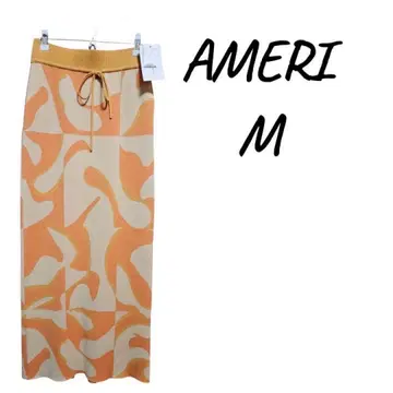[ 새상품 ] AMERI 타이트 스커트 M 사이즈 오렌지 계열