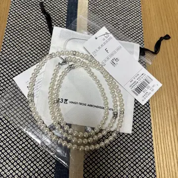 23구 펄 론델 롱 목걸이